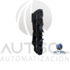 Clema / Borna de Paso Wago 2002-1405 | 4 Conductores 2.5mm² (AWG 12) | Negra | Push-in Ranura