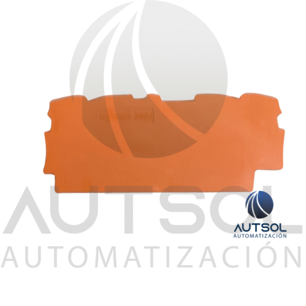 Tapa Final Wago 2002-1492 | Placa Cierre Naranja | Para Clema 4 Conductores 2.5mm² (Serie 2002)