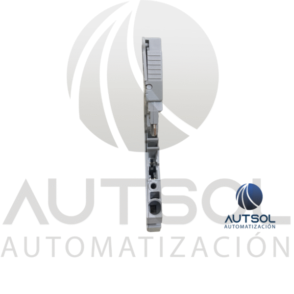 Clema / Borna Portafusible Wago 2002-1611 | Fusible 5x20mm | 2.5mm² (AWG 12) | Sin LED | Gris