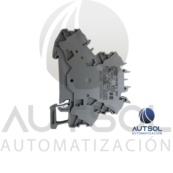 2002-2201 (1) Clema / Borna Doble Piso Wago 2002-2201 | 4 Conductores 2.5mm² (AWG 12) | Push-in Ranura | Riel DIN Gris