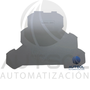 Tapa Final Wago 2002-3291 | Placa Cierre Gris | Para Clema Triple Piso 2.5mm² (Serie 2002)