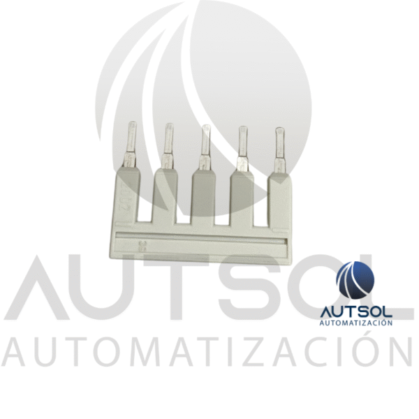 Puente de Conexión Wago 2002-405 | 5 Polos Gris | Jumper para Clema TOPJOB S 2.5mm²