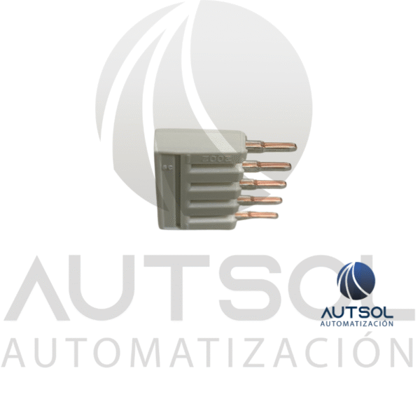 Puente de Conexión Wago 2002-405 | 5 Polos Gris | Jumper para Clema TOPJOB S 2.5mm²