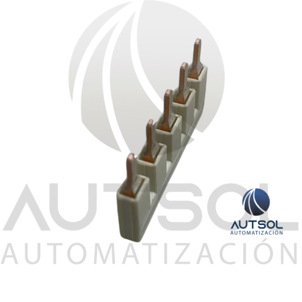 Puente de Conexión Wago 2006-405 | 5 Polos Gris | Jumper para Clema TOPJOB S 6mm² (Serie 2006)