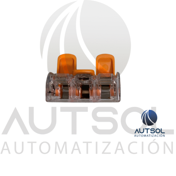 Conector Wago 221-613 | 3 Polos Rápido Compacto | Palanca para Cable 6mm² (10 AWG)