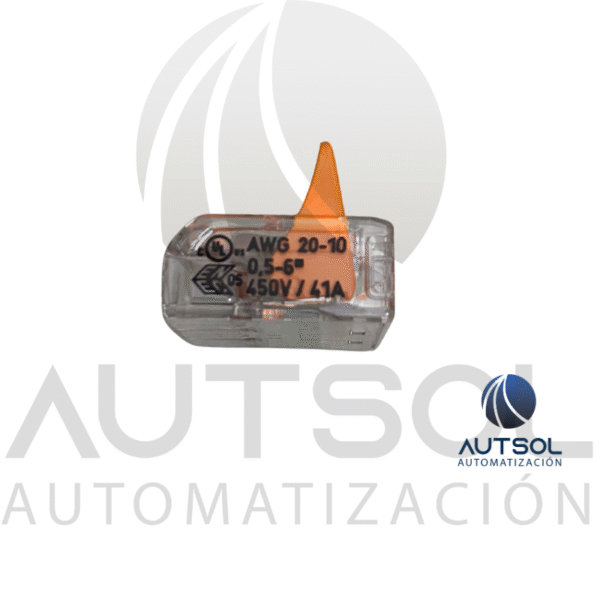 Conector Wago 221-613 | 3 Polos Rápido Compacto | Palanca para Cable 6mm² (10 AWG)