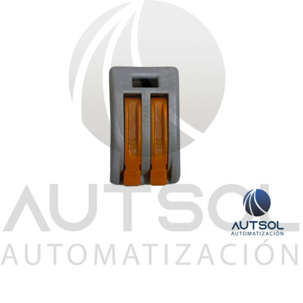 222-412 (1) Conector de Empalme Wago 222-412 | 2 Polos Rápido Clásico | Palanca para Cable 4mm² (AWG 12)
