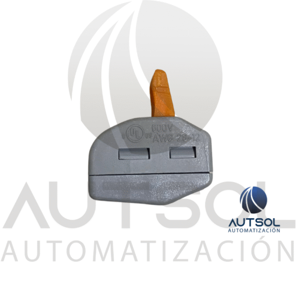 222-412 (2) Conector de Empalme Wago 222-412 | 2 Polos Rápido Clásico | Palanca para Cable 4mm² (AWG 12)