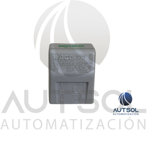 Conector Wago 222-413 | 3 Polos Rápido Clásico | Palanca para Todo Tipo de Cable 4mm²