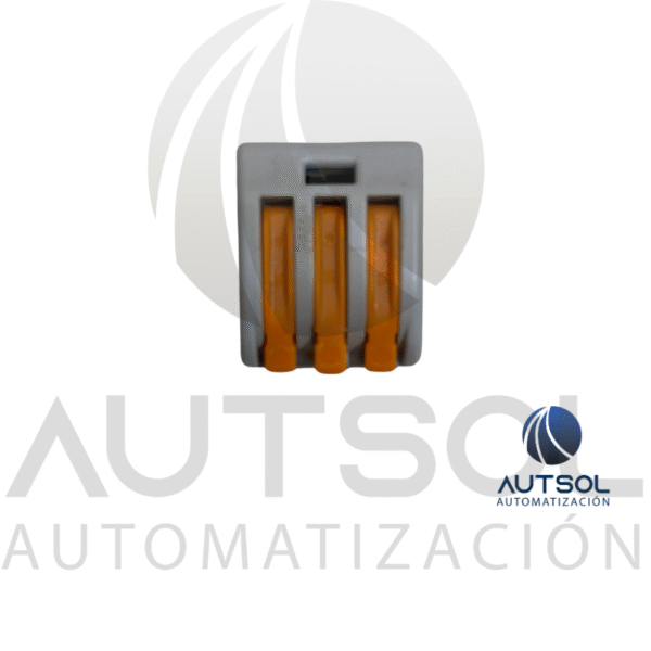 Conector Wago 222-413 | 3 Polos Rápido Clásico | Palanca para Todo Tipo de Cable 4mm²
