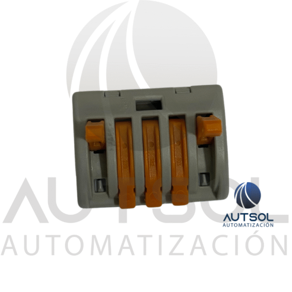 222-415 (1) Conector / Clema Wago 222-415 | 5 Polos Rápido Clásico | Palanca para Todo Tipo de Cable 4mm² (AWG 12)