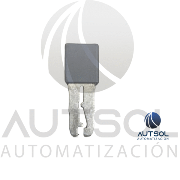 Puente Adyacente Wago 280-402 | Jumper Aislado 2 Polos | Gris 24A | Para Clema Serie 280