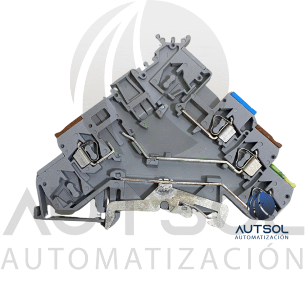 Clema / Borna para Sensor Wago 280-575 | 3 Conductores + Tierra (PE) | 2.5mm² (AWG 12) | CAGE CLAMP