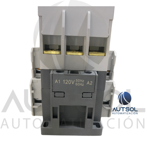 CC65SA120 (2) Contactor Trifásico Carlo Gavazzi CC65SA120 | 65A AC-3 | Bobina 120VAC | 3 Polos + 1NA+1NC Aux | Riel DIN