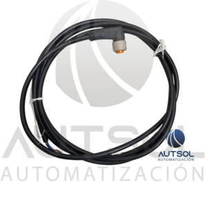 Cable Sensor Carlo Gavazzi CONB13NF-A2 | M12 Hembra Angular (90°) 3 Pines | 2 Metros PVC Conector M12