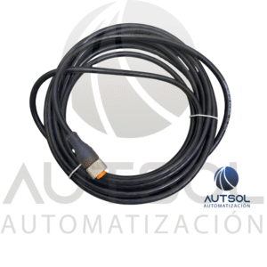 Cable Sensor Carlo Gavazzi CONB15NF-S5 | M12 Hembra Recto 5 Pines | 5 Metros PVC Conector M12