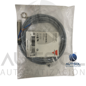 Sensor Inductivo M12 Carlo Gavazzi EI1204TBCSL | 4mm No Rasante | 2 Hilos AC (20-250V) | Salida NC Cuerpo Corto Plástico