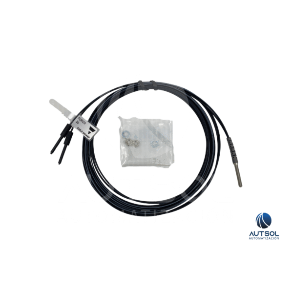 Fibra Óptica Difusa Carlo Gavazzi FURD3-20 | Cabezal Roscado M3 | Cable 2 Metros | Reflectante para Amplificador MPF