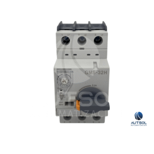Guardamotor Carlo Gavazzi GMS-32H 1.6A | Arrancador Manual 1-1.6A | Protección Motor Trifásico Riel DIN Pulsador