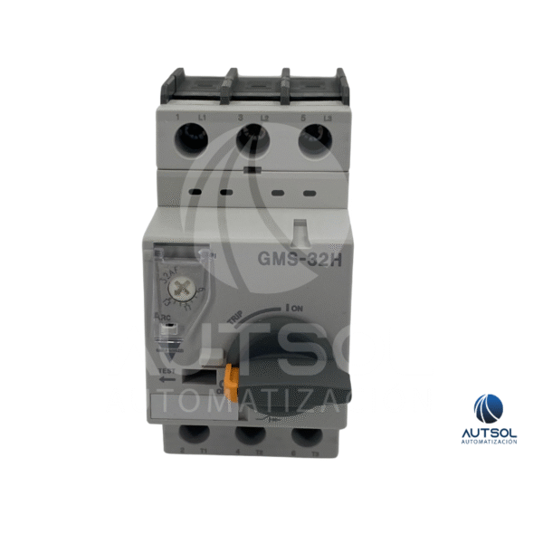 Guardamotor Carlo Gavazzi GMS-32H 13A | Arrancador Manual 9-13A | Selector Giratorio Protección Motor Trifásico Riel DIN