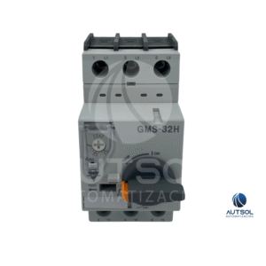 Guardamotor Carlo Gavazzi GMS-32H 4A | Arrancador Manual 2.5-4A | Protección Motor Trifásico Riel DIN Pulsador
