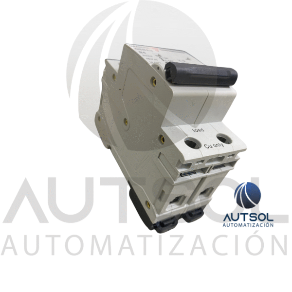 GSB632PB4 (2) Interruptor Termomagnético Carlo Gavazzi GSB632PB4 | 2 Polos 4A Curva B | MCB Bipolar Riel DIN 6kA