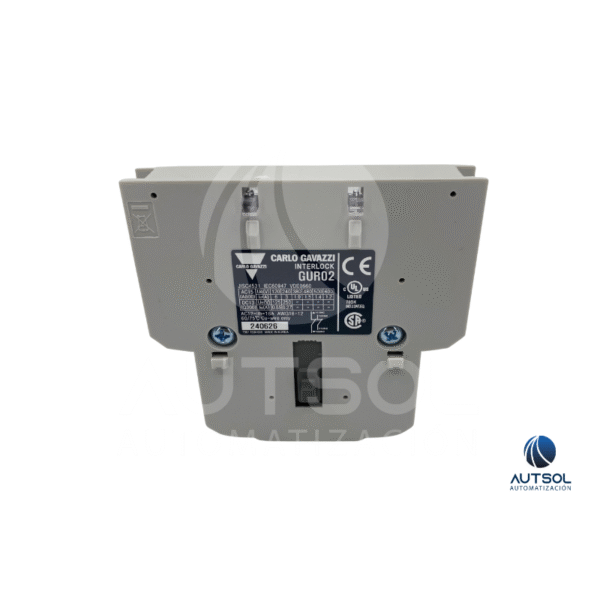 Relevador de Seguridad Carlo Gavazzi GUR02 24V | Módulo Paro Emergencia Cat 4 PLe | 2 Salidas NA Riel DIN