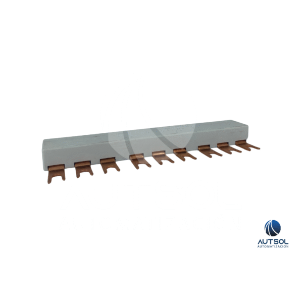 Puente de Conexión (Busbar) Carlo Gavazzi MSVGW45-14-3 | 3 Polos 14mm | para 3 Guardamotores GMS-32