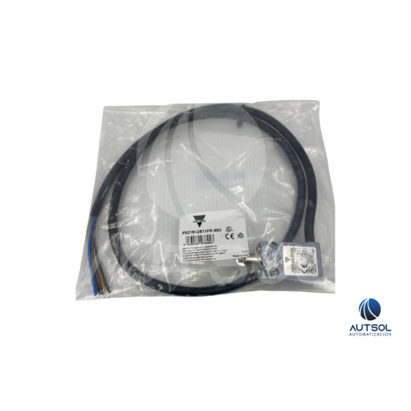 Interruptor Límite Carlo Gavazzi PS21M-US11PR-M00 | Pistón con Rodillo 1NA+1NC | Cuerpo Metálico M20