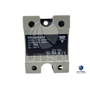 RM1A60A75 (1) Relevador Estado Sólido Carlo Gavazzi RM1A60A75 | 75A 600VAC | Control 90-280VAC | SSR Monofásico Cruce Cero Panel