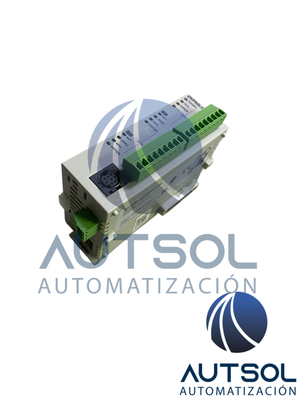Módulo de Medición de Carga / Célula de Carga Delta Electronics DVP02LC-SL | Serie DVP-S | 2 Canales de Entrada para Células de Carga | Resolución de 20 bits | Montaje en Riel DIN | Lado Izquierdo (Left-Side Extension)