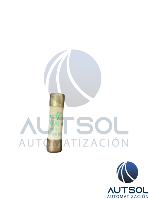 Fusible Cilíndrico Cerámico Altech 12C10X38GI | Corriente Nominal 12 A | Voltaje 400 - 500 VCA | Dimensiones 10 x 38 mm | Curva de Disparo Lenta / gL-gG (Protección General)