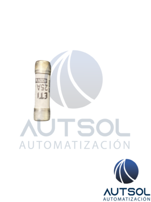Fusible Cilíndrico Cerámico Altech 25C10X38GI | Corriente Nominal 25 A | Voltaje 400 - 500 VCA | Dimensiones 10 x 38 mm | Curva de Disparo Lenta / gL-gG (Protección General)