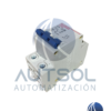Bloque de Terminales / Tablilla de Conexión (Clema) de Paso Altech 2B16 | Sección 16mm^2 (6 AWG) | Corriente 76 A | Voltaje 600 V | Montaje en Riel DIN | Conexión a Tornillo | Color Gris