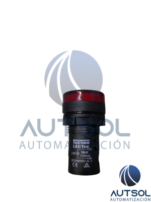 Luz Piloto LED de 22mm (Roja) 230V Altech 3PLBR4L-230