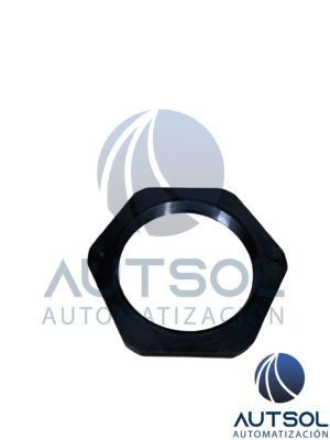 Contratuerca de Plástico PG48 Altech 7211858 | Cuerda PG-48 | Color Gris Claro | Poliamida 6 (Nylon 6) con Fibra de Vidrio | Paquete de 5 Piezas