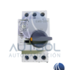Guardamotor Magnético / Electromecánico Carlo Gavazzi GMS-32H 22A (Serie GMS) | Interruptor de Protección de Motor | Rango de Ajuste Térmico 14 ~ 22 A | Disparo Magnético de Alta Capacidad (286 A) | Capacidad de Ruptura Icu 50 kA a 400/415 V | Accionamiento por Maneta Giratoria (Rotary Handle) | Montaje en Riel DIN-35 / Panel | Ancho de 45 mm