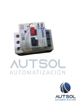 Guardamotor Manual / Protector de Motor Trifásico Altech / ABL Sursum MS2.5 (MS 2.5 / MS2,5) | Rango de Ajuste Térmico 1.6 – 2.5 A | Disparo Magnético Fijo | Sensibilidad a Perder Fase | Montaje en Riel DIN | Serie MS / UL 508