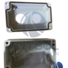 Estación / Caja de Control Plástica Vacía de 3 Perforaciones Altech / EMAS PBBOX302 | Diámetro de Montaje 22 mm | Tapa Amarilla / Base Negra | Protección IP65