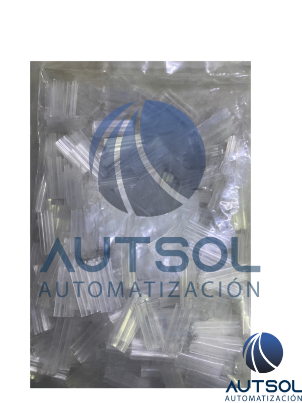 Soporte Cerrado para Etiquetas / Portaetiquetas Transparente Partex PT+10021A | Cubierta Transparente | Longitud de 21 mm | Paquete de 200 Piezas