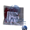 Terminal de Punta / Ferrule Doble Aislado Altech V30AE000561 | Para Dos Cables Calibre 0.75 mm² / 18 AWG | Color Rojo | Longitud de Tubo Conductor de 8 mm | Paquete de 100 Piezas