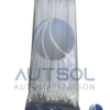 PKB25200A9 (1) Cincho / Abrazadera de Amarre para Cables Altech PKB25200A9 (Serie PKB) | Longitud 200 mm | Ancho 2.5 mm | Color Negro (Resistente a Rayos UV) | Resistencia a la Tensión 8 kg (18 lbs) | Material Nylon 6/6 Ignífugo | Paquete de 100 Piezas