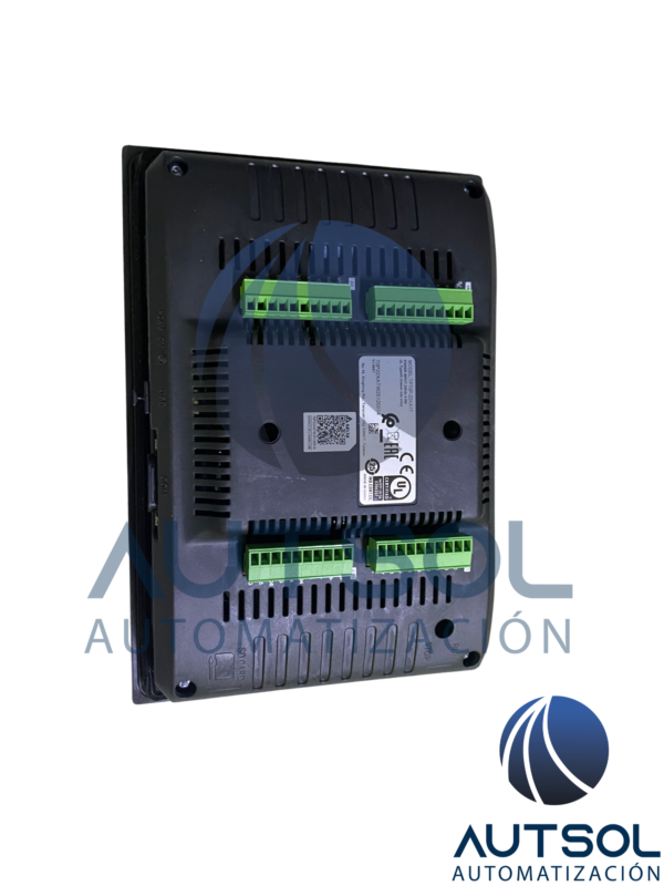 TP70P-22XA1T (1) Panel Táctil HMI con PLC Integrado Delta Electronics TP70P-22XA1T | Serie TP70P | Pantalla TFT LCD de 7 Pulgadas | 22 Puntos de E/S Integrados (Entradas/Salidas Digitales y Analógicas) | Salidas a Transistor PNP | Alimentación 24 VDC